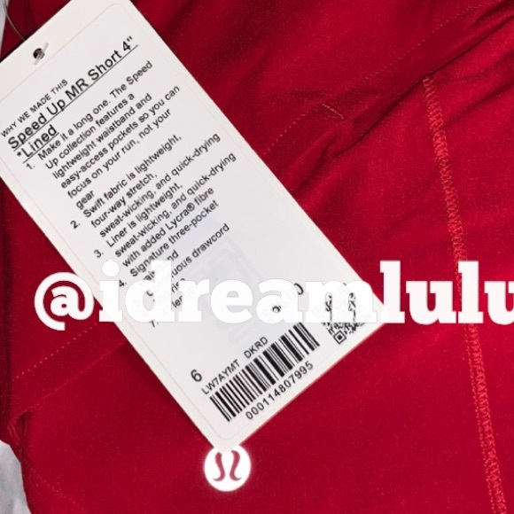 🌿NWT Lululemon Speed Up Mid-Rise Short 4” - Picture 7 of 8